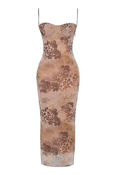 ARIELA MAXI DRESS - CREAM FLORAL