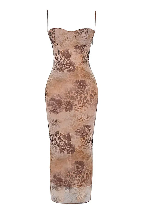 ARIELA MAXI DRESS - CREAM FLORAL