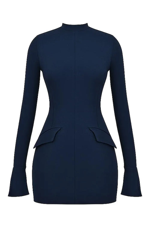 JADE MINI DRESS - NAVY