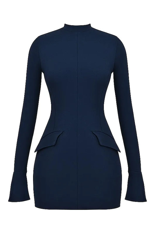 JADE MINI DRESS - NAVY
