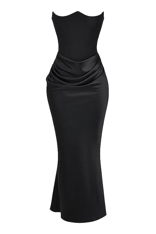 LAVINA MAXI DRESS - BLACK