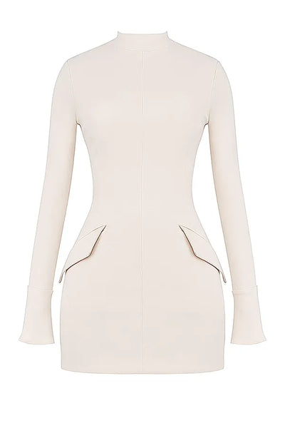 JADE MINI DRESS - CREAM