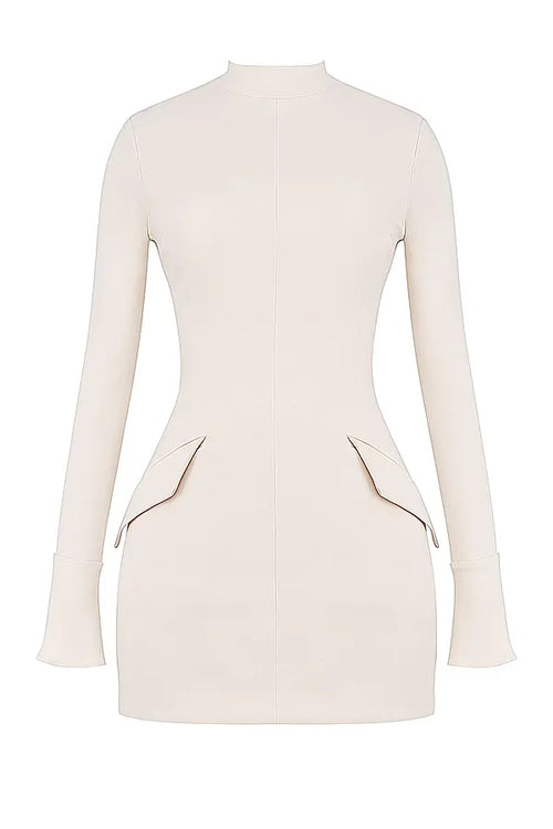 JADE MINI DRESS - CREAM