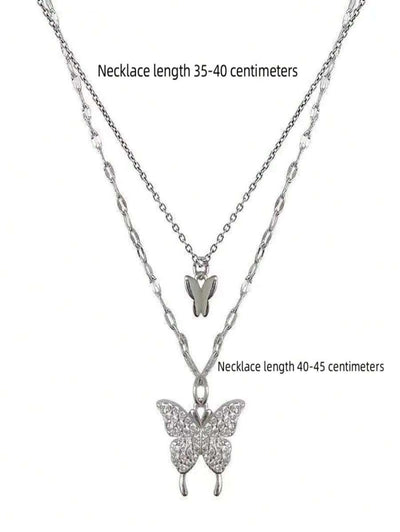 AVA BUTTERFLY NECKLACE SET