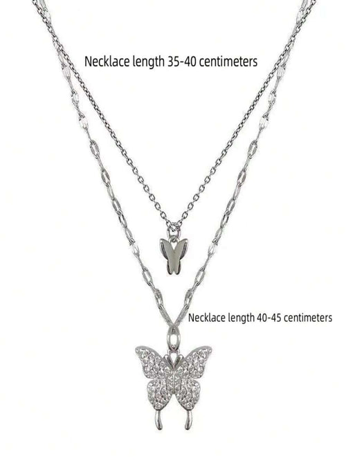 AVA BUTTERFLY NECKLACE SET