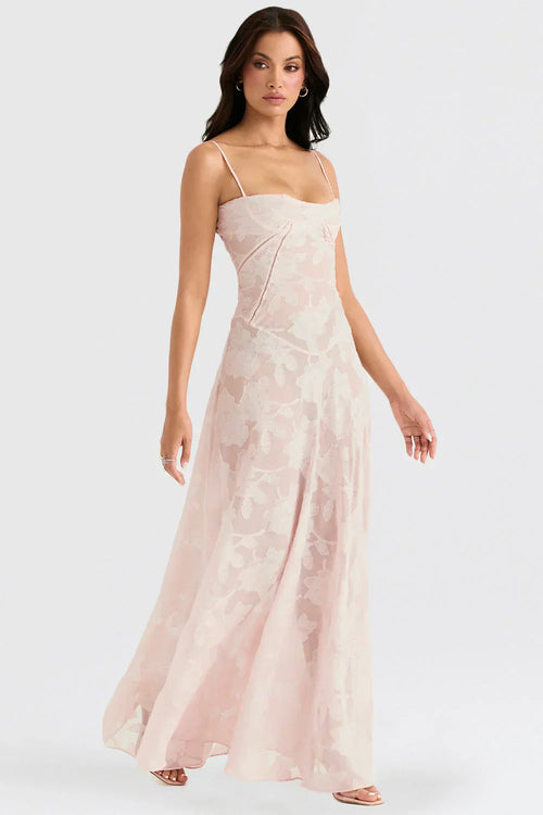 MYA MAXI DRESS - BLUSH