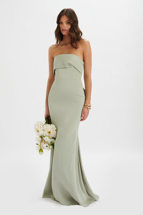 MAEVE MIDI DRESS - GREEN