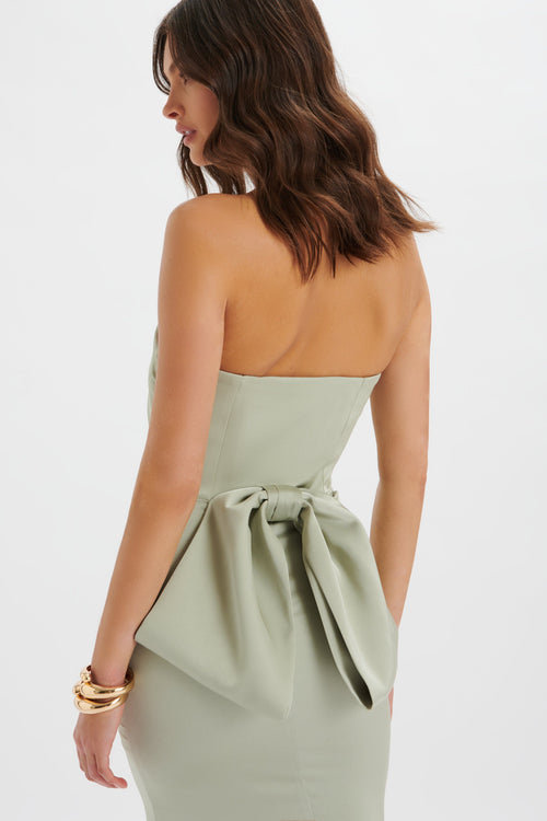 MAEVE MIDI DRESS - GREEN