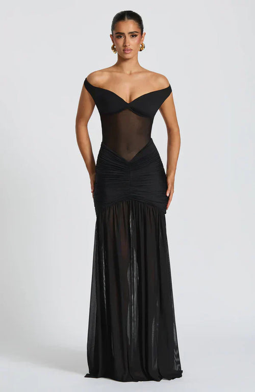 LEILANI MAXI DRESS – BLACK