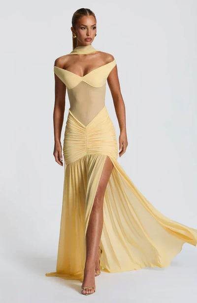 LEILANI MAXI DRESS – LEMON