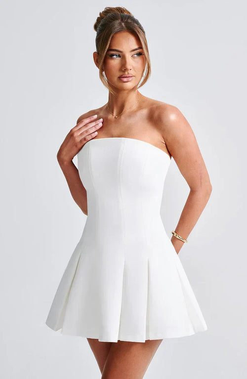 MONACO MINI DRESS – IVORY