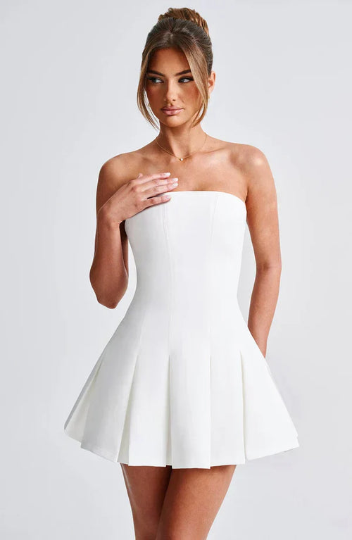 MONACO MINI DRESS – IVORY