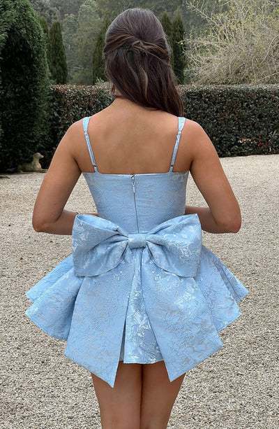 AMELIE MINI DRESS – BLUE