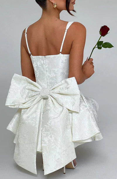 AMELIE MINI DRESS – IVORY