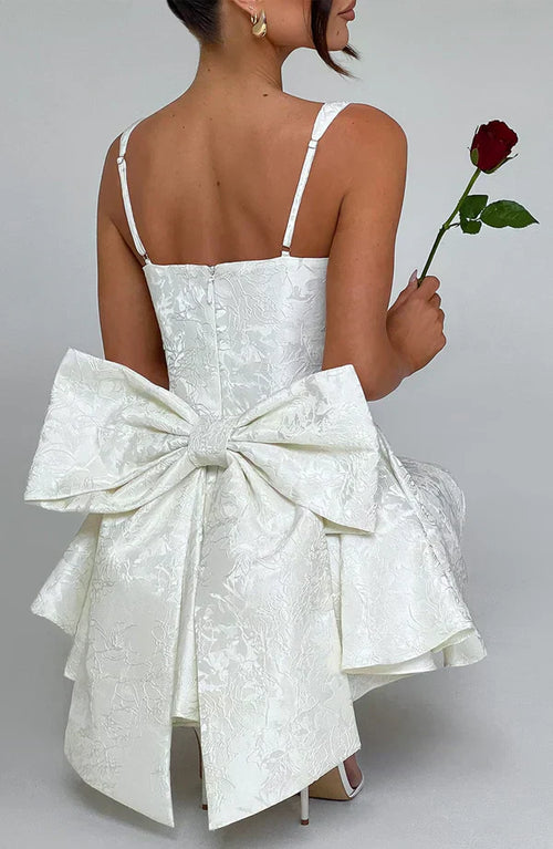 AMELIE MINI DRESS – IVORY