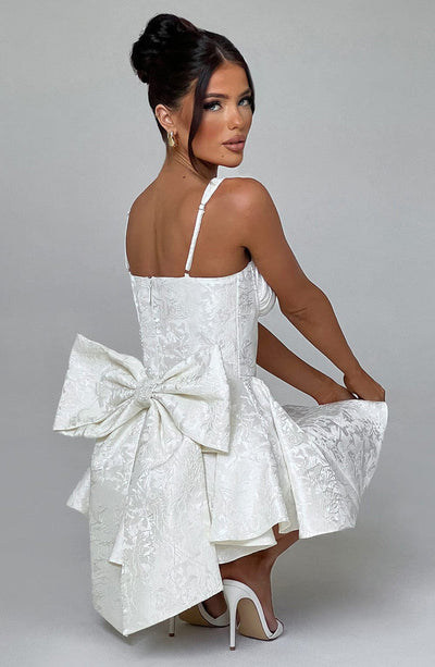 AMELIE MINI DRESS – IVORY