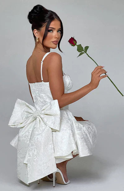 AMELIE MINI DRESS – IVORY