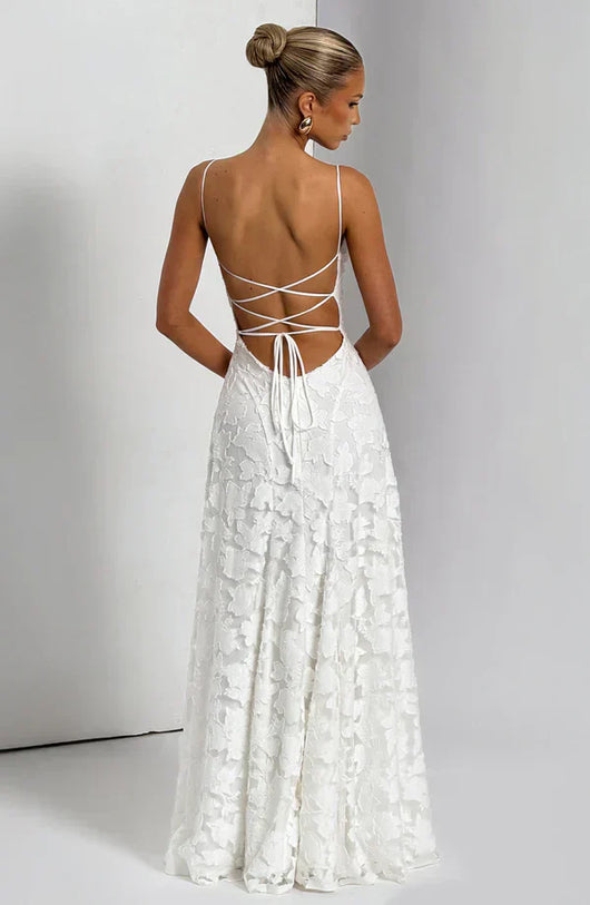 ELARA MAXI DRESS – IVORY