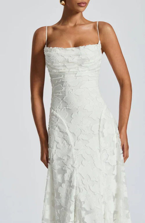 ELARA MAXI DRESS – IVORY