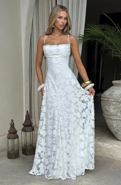 ELARA MAXI DRESS – IVORY