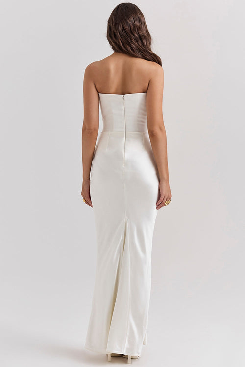 LAVINA MAXI DRESS - IVORY