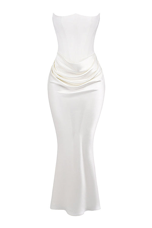 LAVINA MAXI DRESS - IVORY