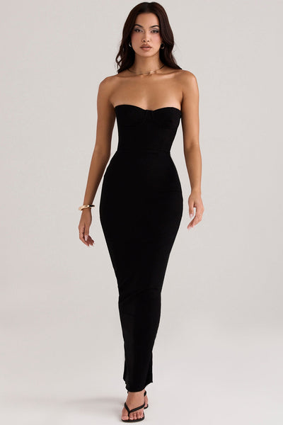 LAVINA MAXI DRESS - BLACK