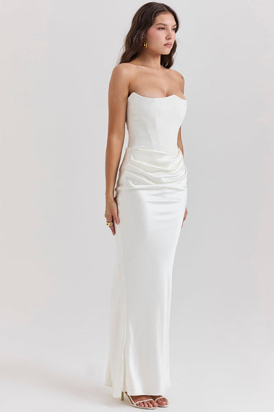 LAVINA MAXI DRESS - IVORY