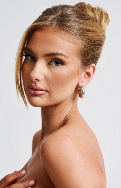 PIA HOOP EARRINGS - GOLD