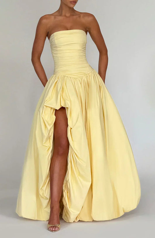 LORENA MAXI DRESS – LEMON