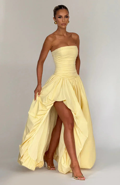LORENA MAXI DRESS – LEMON