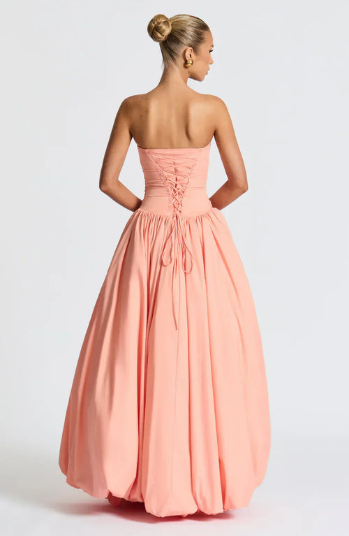 LORENA MAXI DRESS – PEACH