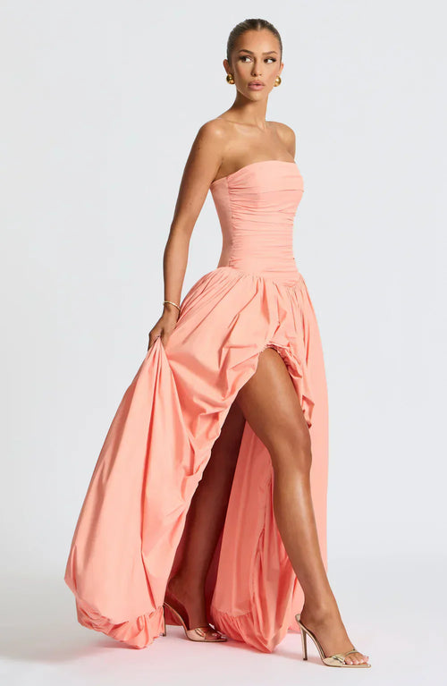 LORENA MAXI DRESS – PEACH