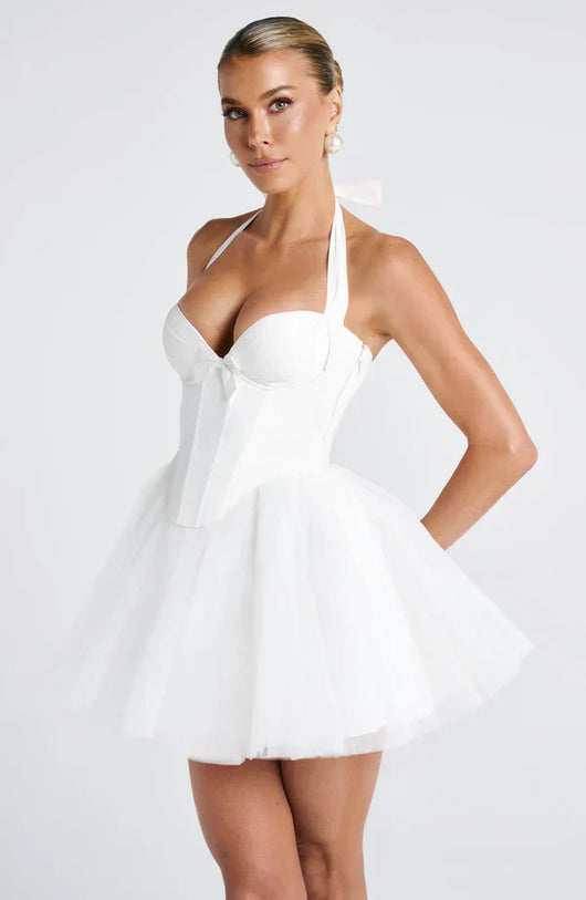 SERAPHINA MINI DRESS – IVORY