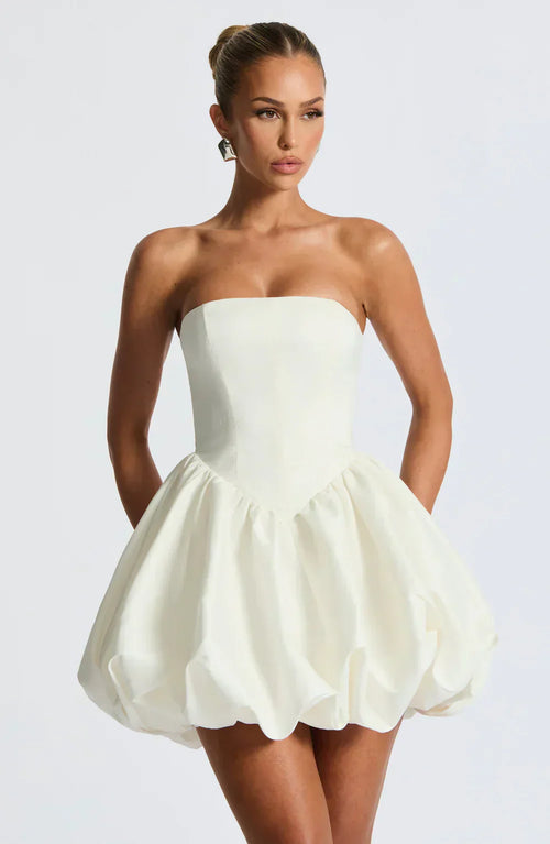 MAELIA MINI DRESS – IVORY