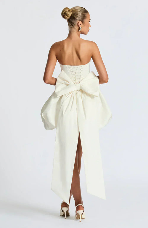 MAELIA MINI DRESS – IVORY