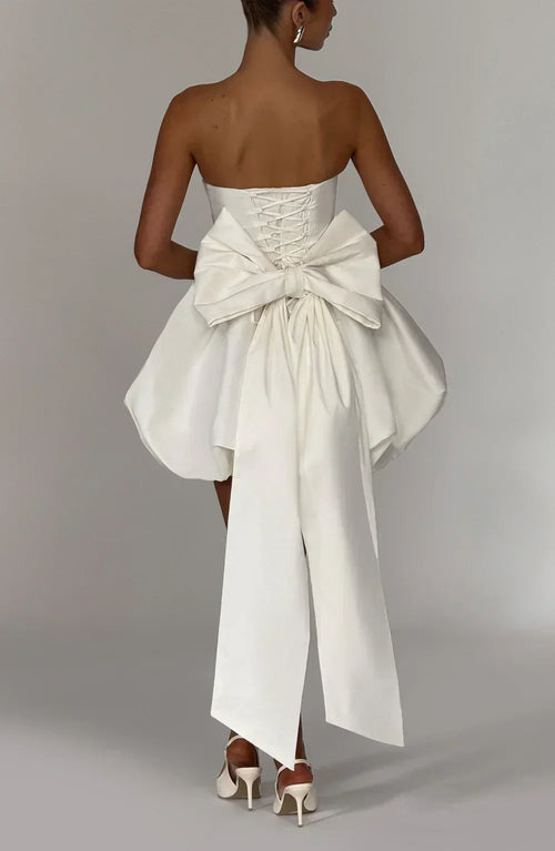 MAELIA MINI DRESS – IVORY