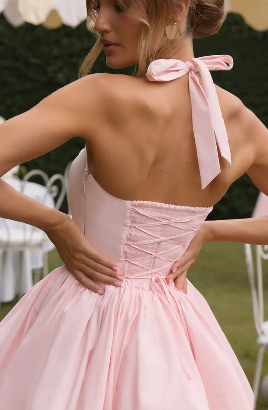 SOFIA MINI DRESS – BLUSH