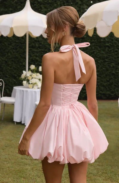 SOFIA MINI DRESS – BLUSH