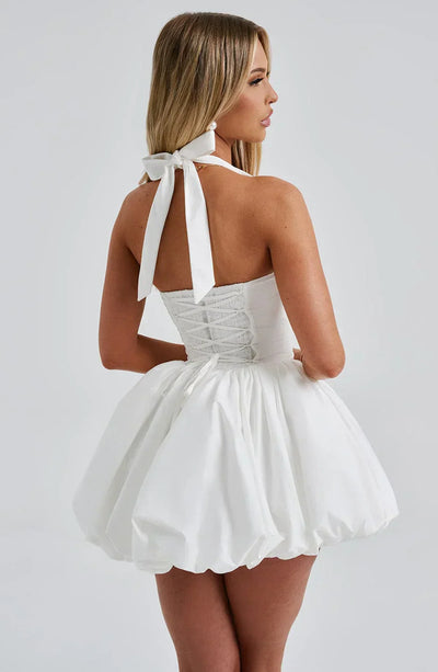 SOFIA MINI DRESS – IVORY