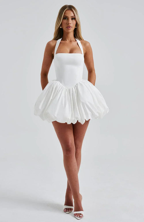 SOFIA MINI DRESS – IVORY