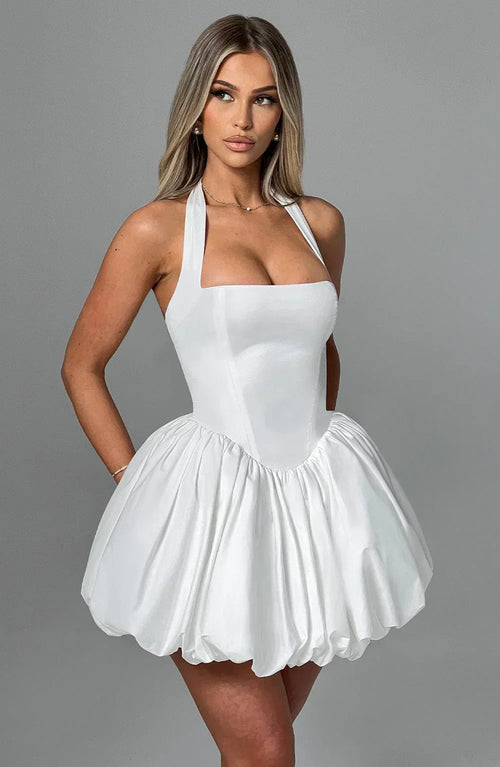 SOFIA MINI DRESS – IVORY