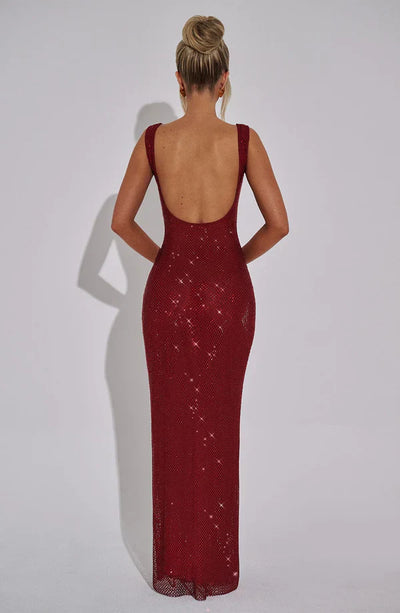 LYRA MAXI DRESS - RED