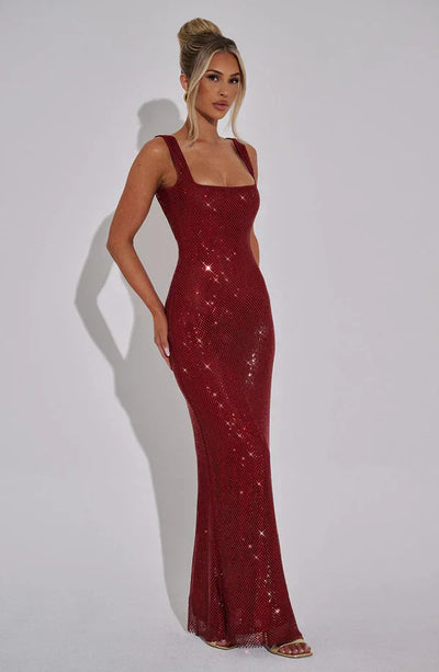 LYRA MAXI DRESS - RED