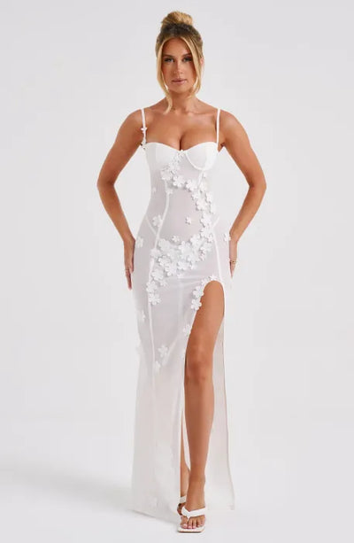 NOEMI MAXI DRESS - IVORY