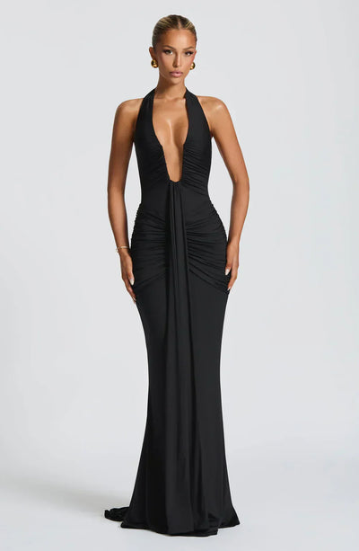 LYRA MAXI DRESS – BLACK