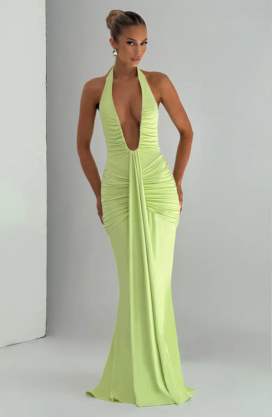 LYRA MAXI DRESS – LIME