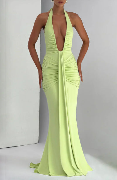 LYRA MAXI DRESS – LIME