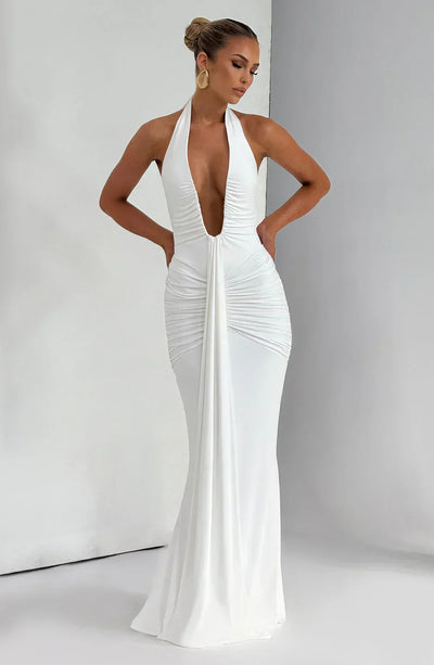 LYRA MAXI DRESS – WHITE