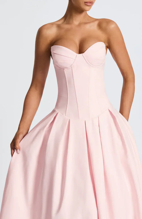 CAMILLE MIDI DRESS – BLUSH